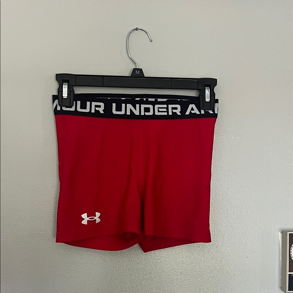 Under Armour Women's Red Athletic Shorts